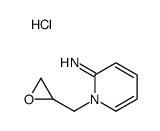 1-(oxiran-2-ylmethyl)pyridin-2-imine,hydrochloride Structure