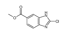 2-氯-1H-苯并[d]咪唑-5-羧酸甲酯结构式