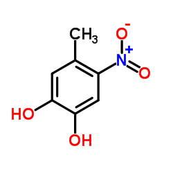 4-methyl-5-nitrocatechol Structure