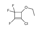 1-chloro-4-ethoxy-2,3,3-trifluorocyclobutene结构式