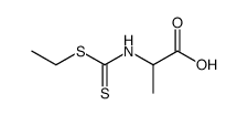 N-(ethylthiothiocarbonyl)-DL-alanine结构式