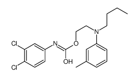 2-[butyl(3-methylphenyl)amino]ethyl (3,4-dichlorophenyl)carbamate Structure