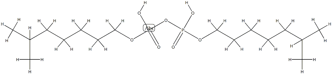 Diphosphoric acid α,β-dihydrogen α,β-bis(6-methylheptyl) ester结构式