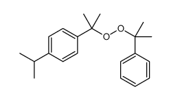 1-[2-(2-phenylpropan-2-ylperoxy)propan-2-yl]-4-propan-2-ylbenzene结构式