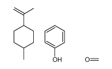 formaldehyde,1-methyl-4-prop-1-en-2-ylcyclohexane,phenol Structure