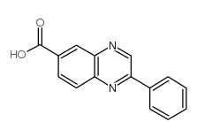 2-苯基喹噁啉-6-羧酸结构式