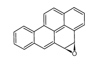 4(R),5(S)-benzopyrene-4,5-epoxide Structure