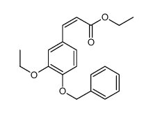 ethyl 3-(3-ethoxy-4-phenylmethoxyphenyl)prop-2-enoate Structure