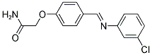 2-(4-(((3-CHLOROPHENYL)IMINO)METHYL)PHENOXY)ACETAMIDE Structure