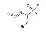 1-(difluorophosphoryl)-2-bromoethyl isocyanate结构式