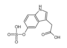 2-(5-sulfooxy-1H-indol-3-yl)acetic acid结构式