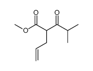 2-isobutyryl-pent-4-enoic acid methyl ester Structure
