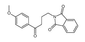 2-[4-(4-methoxyphenyl)-4-oxobutyl]isoindole-1,3-dione结构式