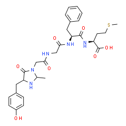 enkephalin-Met, acetaldehyde- structure