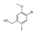 (4-Bromo-2-fluoro-5-methoxy-phenyl)-methanol结构式