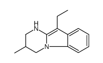 (9CI)-10-乙基-1,2,3,4-四氢-3-甲基嘧啶并[1,2-a]吲哚结构式