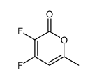 2H-Pyran-2-one,3,4-difluoro-6-methyl-(9CI) Structure