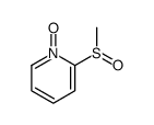 2-methylsulfinyl-1-oxidopyridin-1-ium结构式