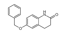 6-phenylmethoxy-3,4-dihydro-1H-quinolin-2-one结构式