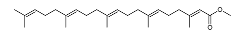 methyl (2E,6E,10E,14E)-3,7,11,15,19-pentamethylicosa-2,6,10,14,18-pentaenoate Structure