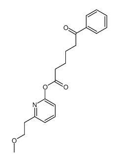 6-(2-methoxyethyl)pyridin-2-yl 6-oxo-6-phenylhexanoate Structure