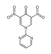 3,5-dinitro-1-(pyrimidin-2-yl)pyridin-4(1H)-one Structure