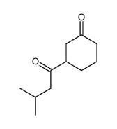 3-(3-Methyl-1-oxobutyl)-1-cyclohexanon Structure