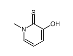2(1H)-Pyridinethione,3-hydroxy-1-methyl-(9CI) structure