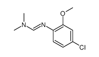 N'-(4-chloro-2-methoxyphenyl)-N,N-dimethylmethanimidamide结构式