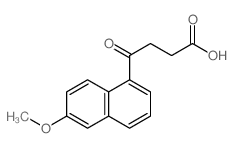 4-(6-methoxynaphthalen-1-yl)-4-oxo-butanoic acid结构式