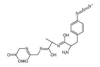 4-azidophenylalanyl-alanyl-glycyl-glycine Structure