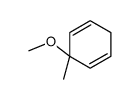 3-methoxy-3-methylcyclohexa-1,4-diene结构式