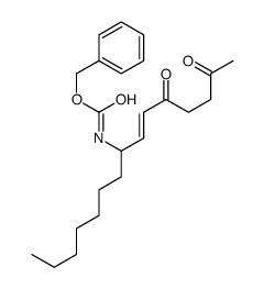 benzyl N-(2,5-dioxopentadec-6-en-8-yl)carbamate结构式