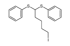5-iodo-1,1-bis(phenylthio)pentane Structure