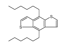 Benzo[1,2-b:4,5-b']dithiophene, 4,8-dihexyl Structure