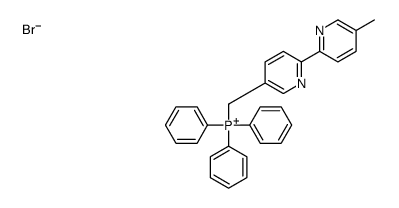 [6-(5-methylpyridin-2-yl)pyridin-3-yl]methyl-triphenylphosphanium,bromide结构式