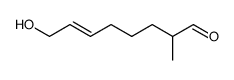 8-hydroxy-2-methyl-6-octenal Structure