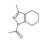 1-(3-methyl-4,5,6,7-tetrahydroindazol-1-yl)ethanone Structure