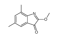 2-methoxy-5,7-dimethyl-indol-3-one Structure