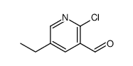 2-chloro-5-ethylpyridine-3-carbaldehyde结构式