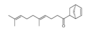 (bicyclo(2.2.1)heptene-5 yle-2)-1 dimethyl-5,9 decadiene-4,8 one-1 Structure
