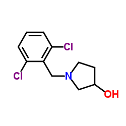 1-(2,6-Dichlorobenzyl)-3-pyrrolidinol结构式