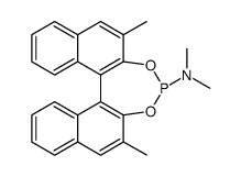 (11bR)-N,N,2,6-tetramethyl-Dinaphtho[2,1-d:1',2'-f][1,3,2]dioxaphosphepin-4-amine Structure