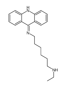 N'-acridin-9-yl-N-ethylhexane-1,6-diamine Structure