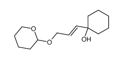 1-[(E)-3-(Tetrahydro-pyran-2-yloxy)-propenyl]-cyclohexanol结构式