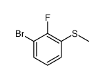 (3-bromo-2-fluorophenyl)(methyl)sulfane结构式