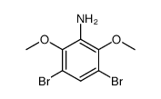 3,5-dibromo-2,6-dimethoxy-aniline Structure