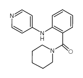 piperidin-1-yl-[2-(pyridin-4-ylamino)phenyl]methanone Structure