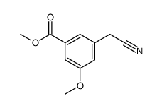 3-cyanomethyl-5-methoxy-benzoic acid methyl ester Structure