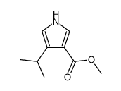 methyl 4-isopropyl-1H-pyrrole-3-carboxylate Structure